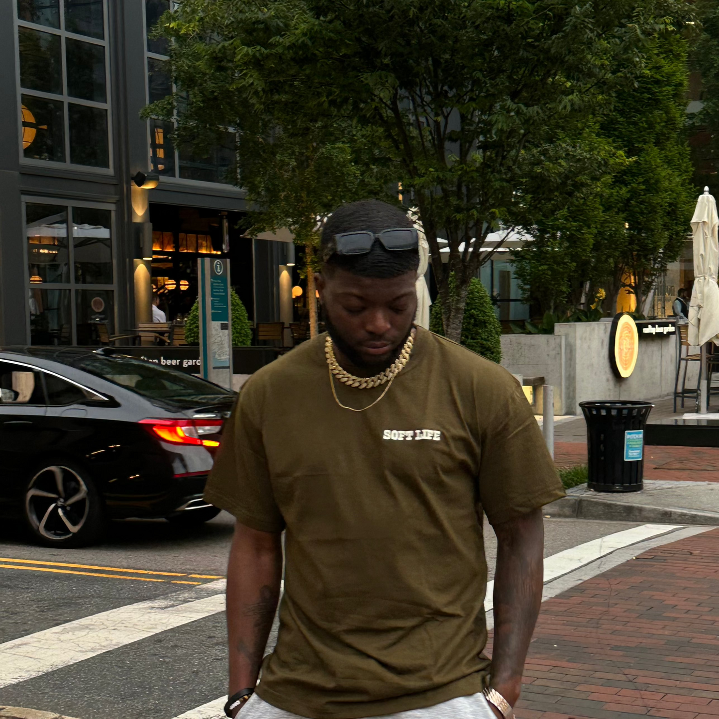 Designed Soft Life shirt in Green